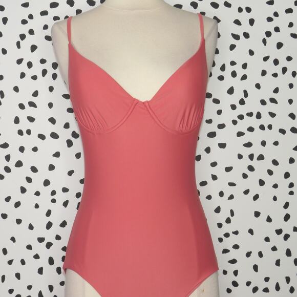 Andie Pink Punch Luna Underwire One Piece Swimsuit - Picture 5 of 11